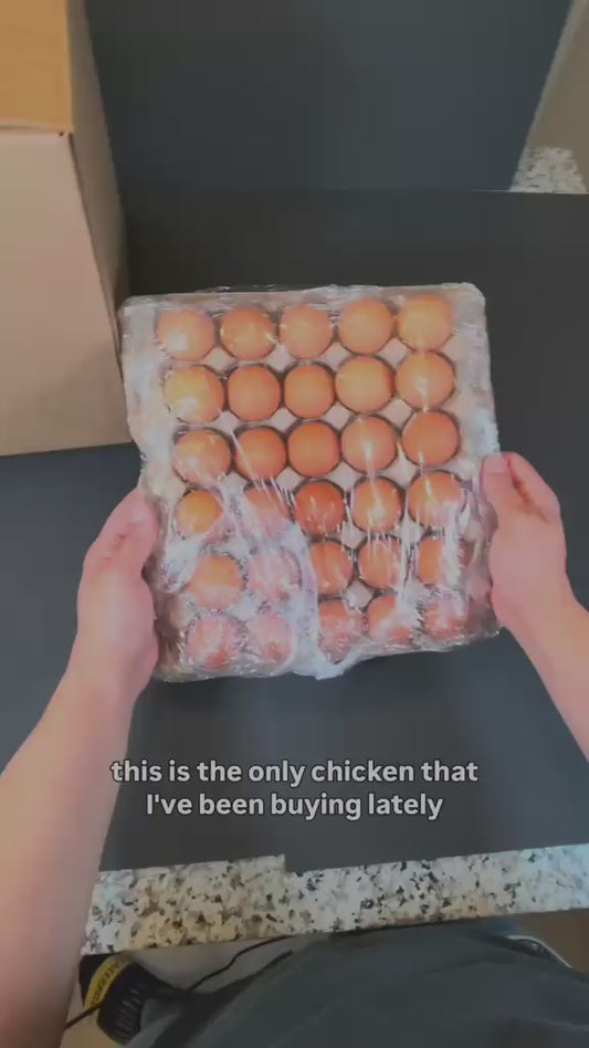 Free-Run Halal Chicken Box - 🎁 30 FREE Farm Eggs Included
